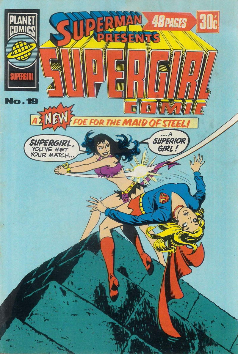 Superman Presents Supergirl Comic (KG Murray, 1973 series) #19 ([April 1976?])