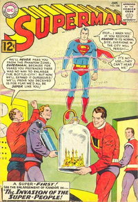 Superman (DC, 1939 series)  #158 (January 1963) — The Invasion of the Super-People!