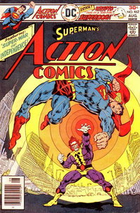Action Comics (DC, 1938 series)  #462 (August 1976) — Super-War of Independence!