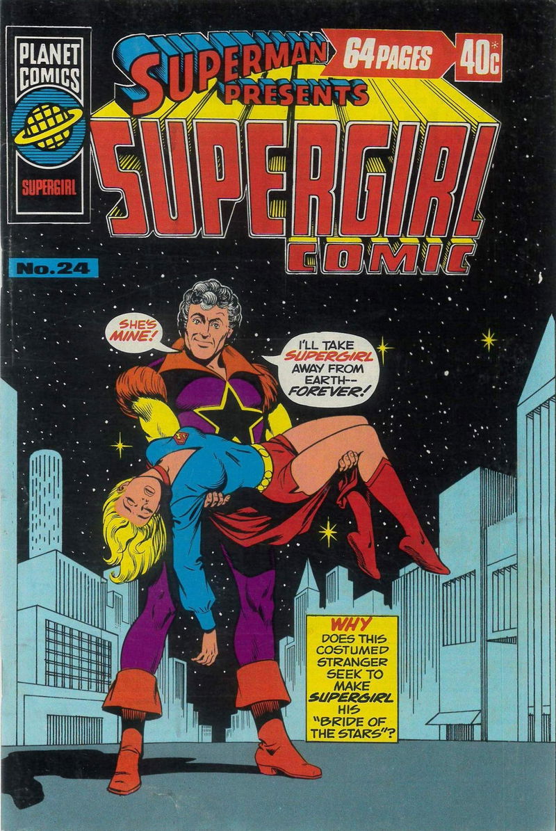 Superman Presents Supergirl Comic (KG Murray, 1973 series) #24 ([March 1977?])