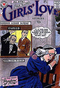 Girls' Love Stories (DC, 1949 series) #49 September 1957