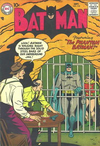 Batman (DC, 1940 series)  #110 (September 1957) — The Phantom Batman!