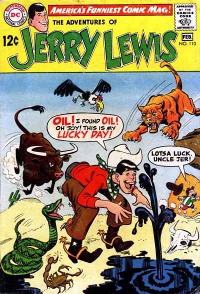 The Adventures of Jerry Lewis (DC, 1957 series) #110 (January-February 1969)