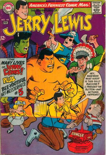 The Adventures of Jerry Lewis (DC, 1957 series) #104 January-February 1968