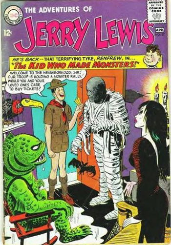 The Adventures of Jerry Lewis (DC, 1957 series) #87 March-April 1965