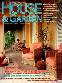 Australian House & Garden  v80#6 (November 1988)