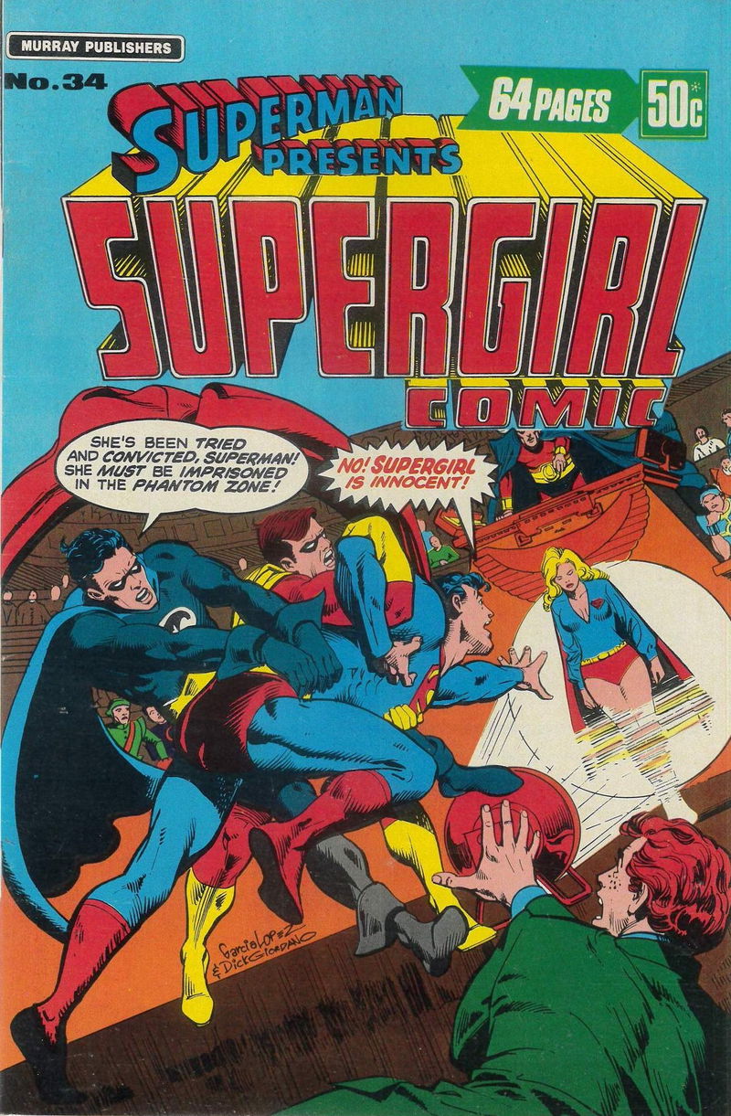 Superman Presents Supergirl Comic (Murray, 1977 series) #34 ([July 1979?])