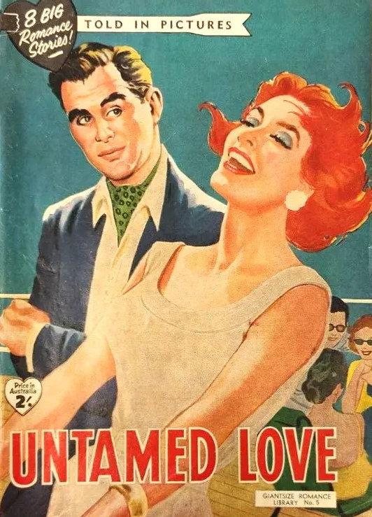 Giantsize Romance Library (Frew, 1958? series) #5 — Untamed Love ([April 1956?])