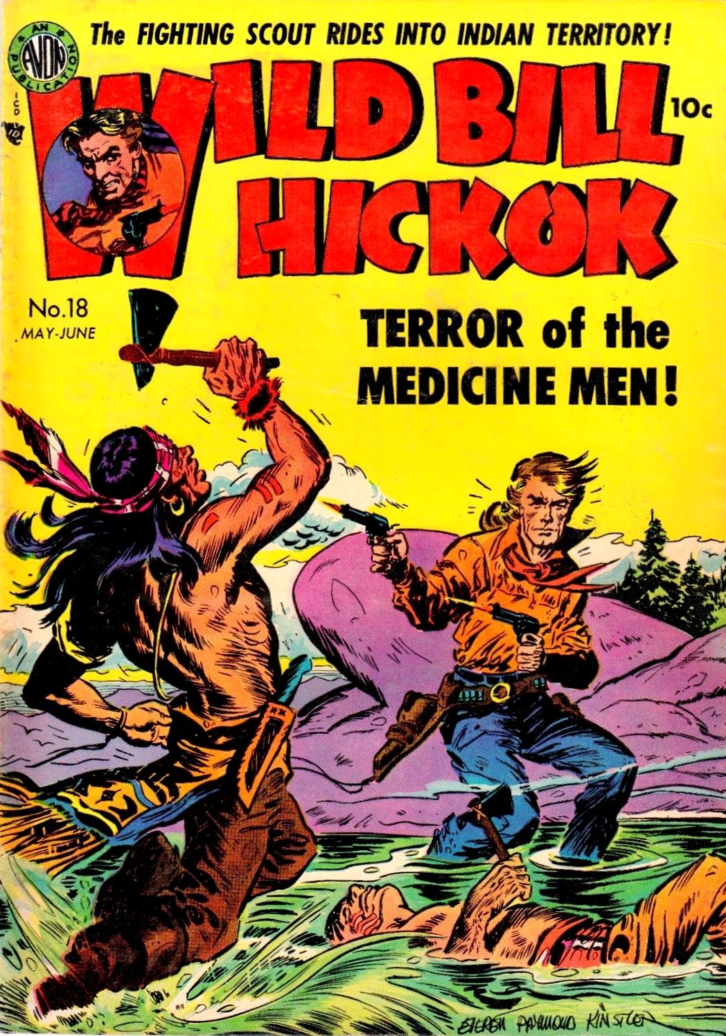 Wild Bill Hickok (Avon, 1949 series) #18 (May-June 1954)