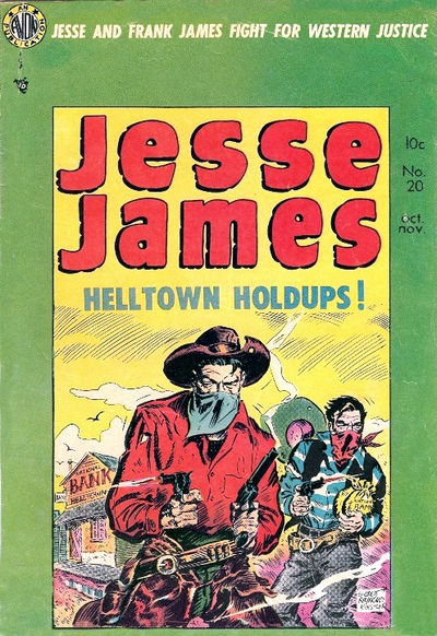 Jesse James (Avon, 1950 series) #20 (October-November 1954)