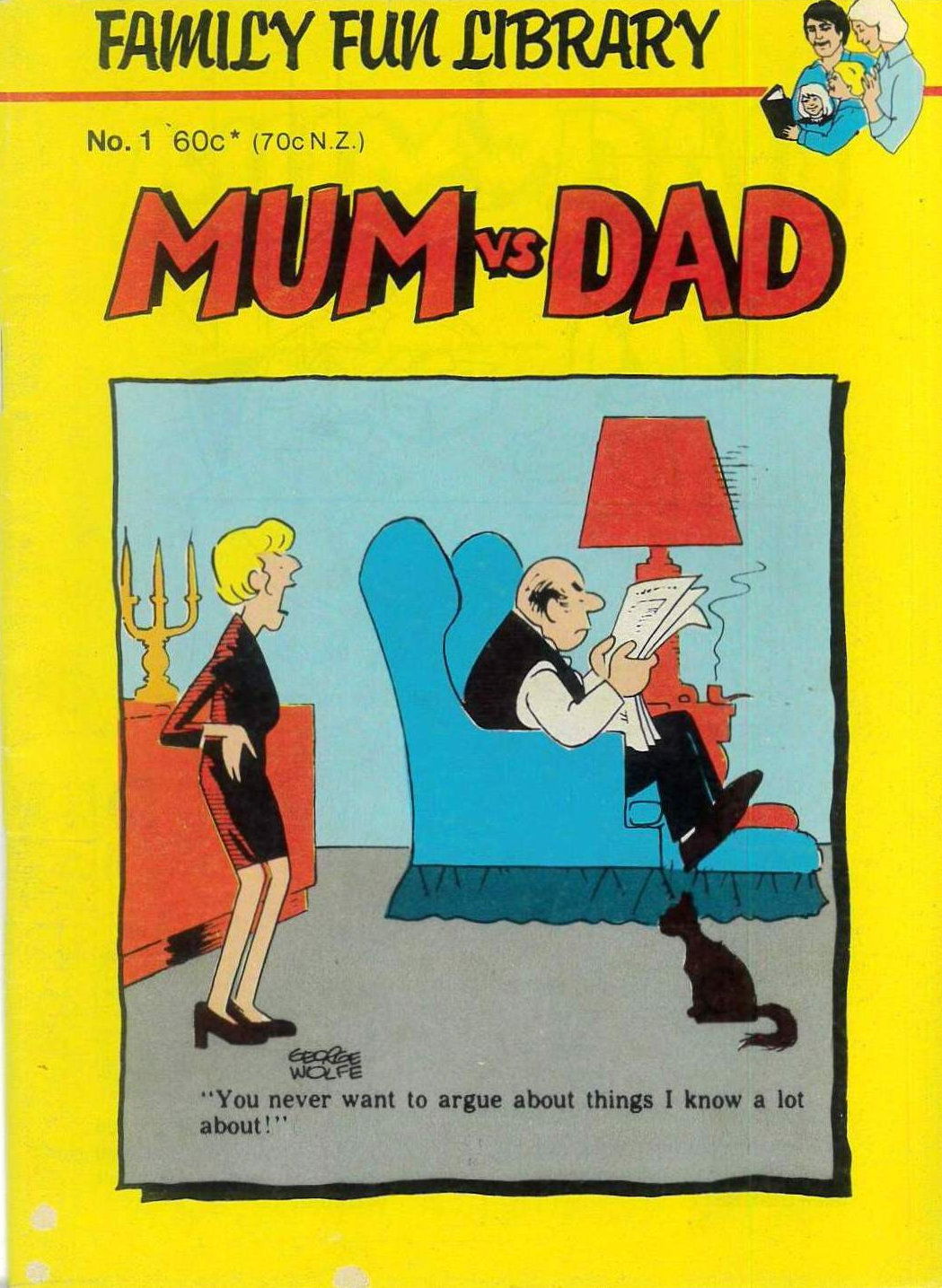Family Fun Library (Unknown, 1975? series) #1 — Mum vs Dad ([April 1975?])
