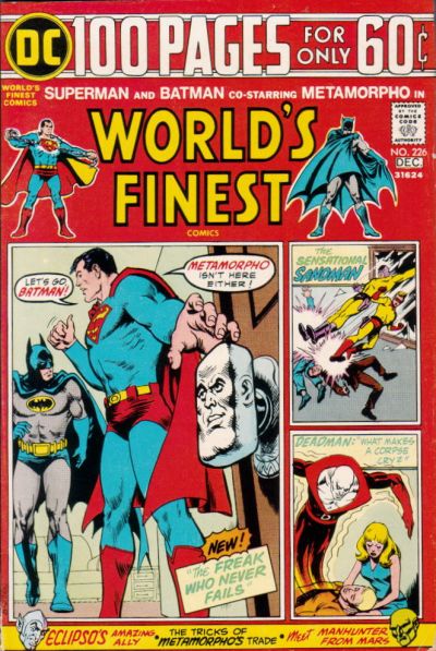 World's Finest Comics (DC, 1941 series) #226 (November-December 1974)