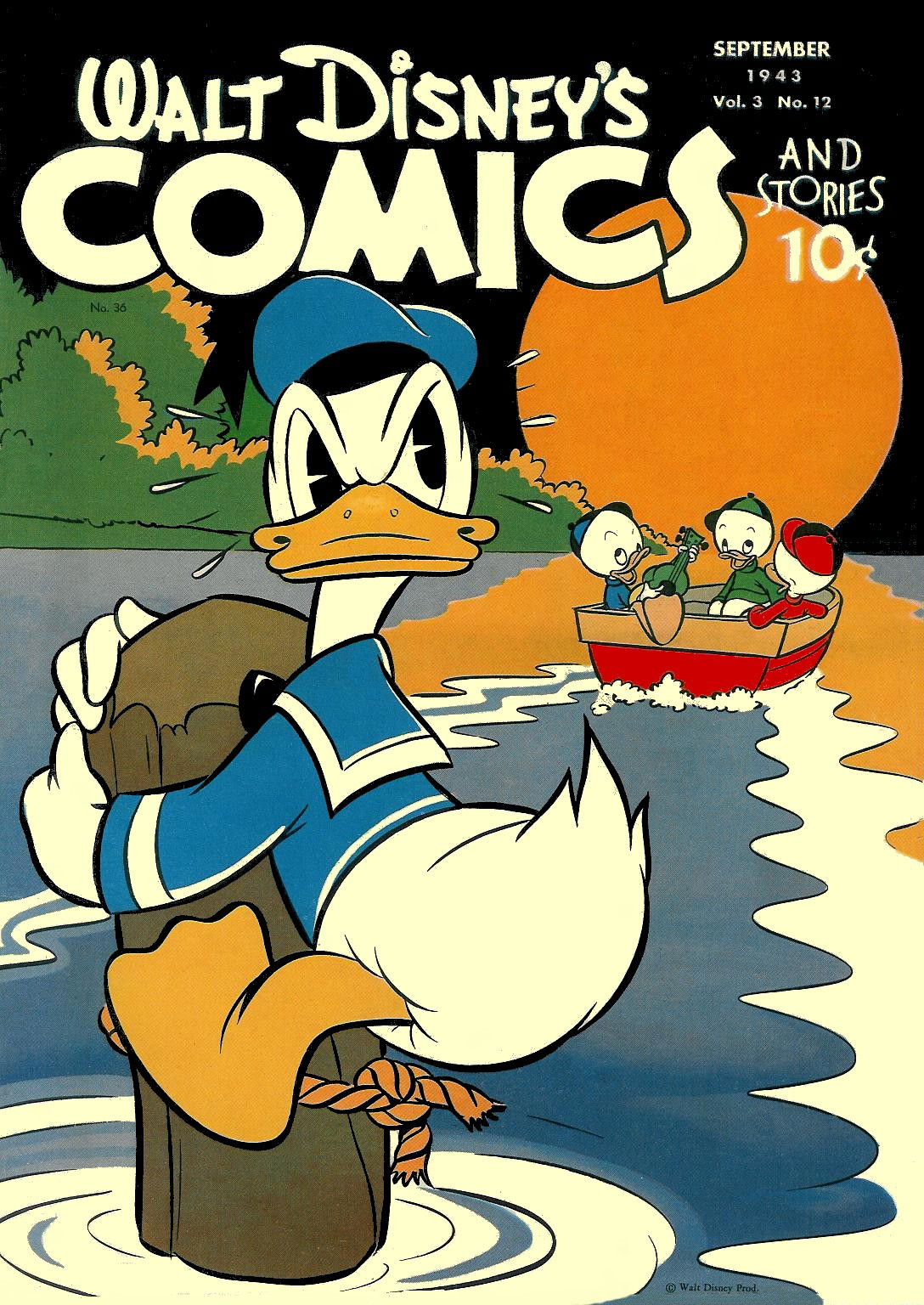 Walt Disney's Comics and Stories (Dell, 1940 series) v3#12 (36) (September 1943)