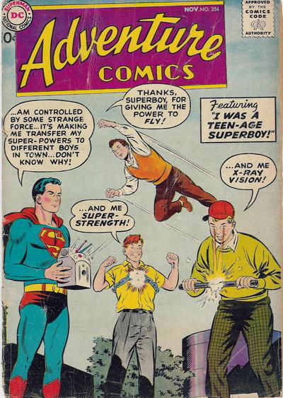 Adventure Comics (DC, 1938 series) #254 (November 1958)