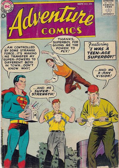 Adventure Comics  #254 (November 1958)