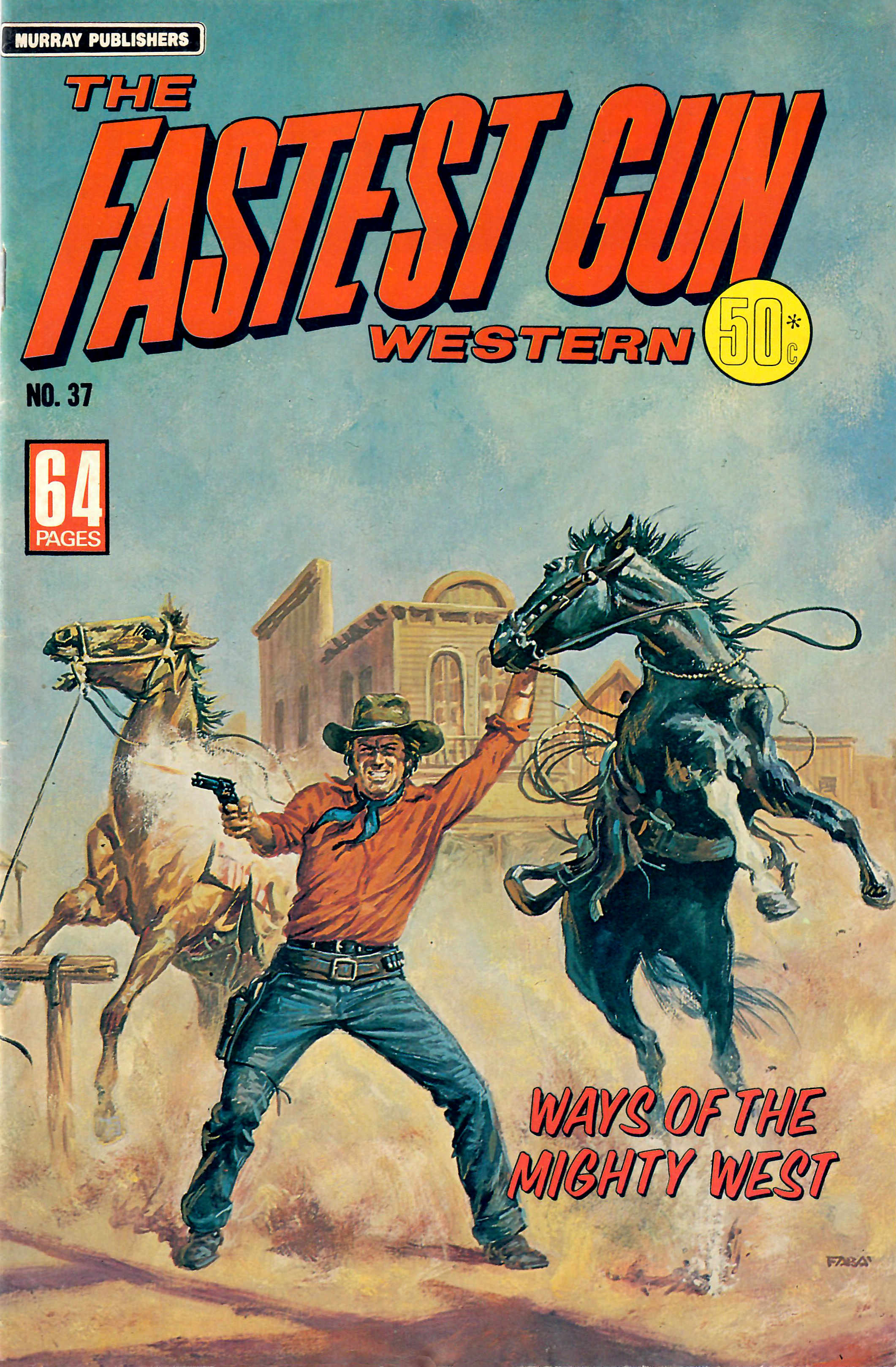 The Fastest Gun Western (Murray, 1977 series) #37 ([October 1979?])