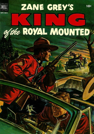 King of the Royal Mounted (Dell, 1952 series) #9 (September-November 1952)