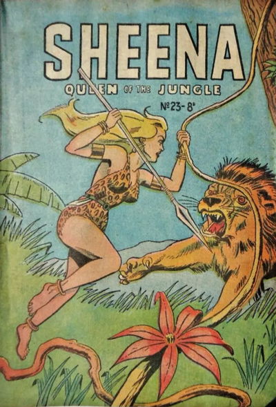 Sheena Queen of the Jungle (HJ Edwards, 1950 series) #23 ([August 1952?])