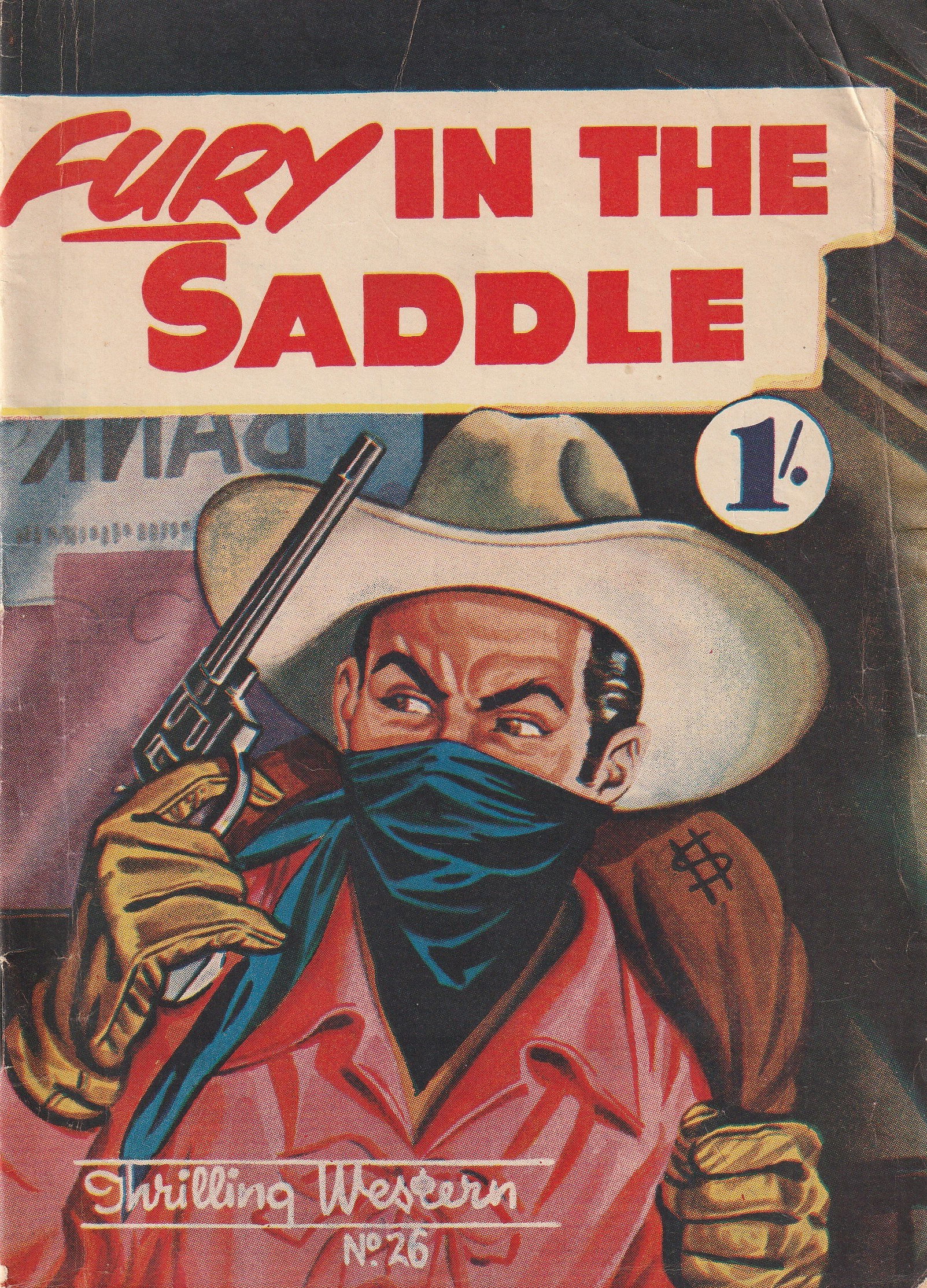 Thrilling Western Magazine (Action Comics, 1950? series) #26 — Fury in the Saddle ([December 1952?])