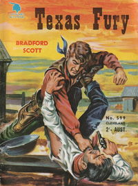 Cleveland Western (Cleveland, 1953? series) #599 — Texas Fury ([1959?])