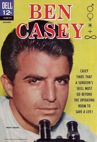 Ben Casey (Dell, 1962 series) #3 (December 1962)