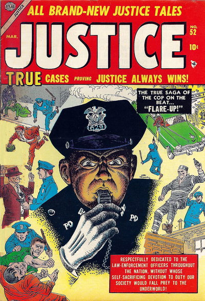 Justice  #52 (March 1955)