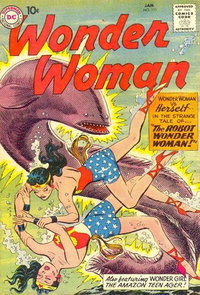 Wonder Woman (DC, 1942 series)  #111 (January 1960) — The Robot Wonder Woman
