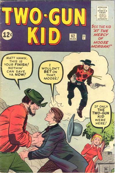 Two Gun Kid (Marvel, 1953 series) #62 (March 1963)