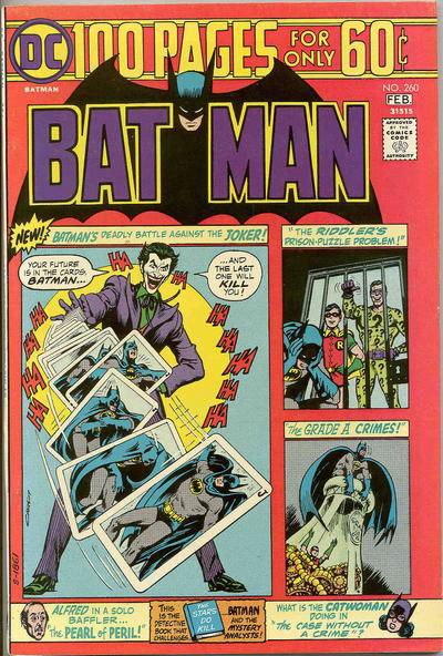 Batman (DC, 1940 series) #260 January-February 1975