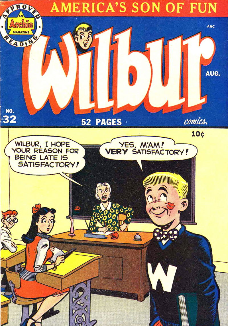 Wilbur Comics (Archie, 1944 series) #32 (August 1950)