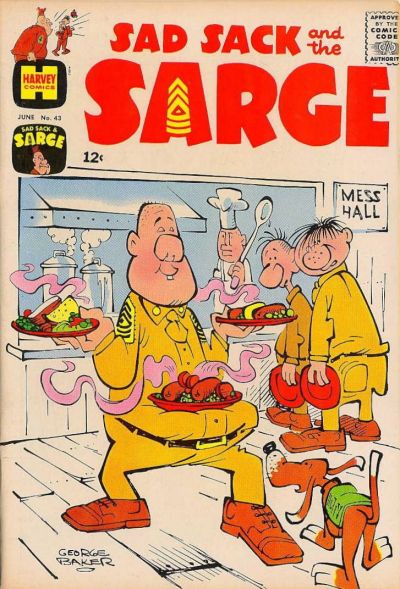 Sad Sack and the Sarge  #43 (June 1964)