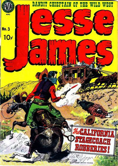 Jesse James (Avon, 1950 series) #3 (May 1951)