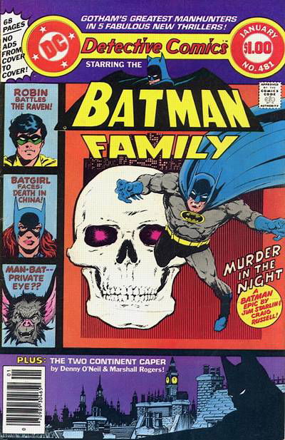 Detective Comics (DC, 1937 series) #481 December 1978-January 1979