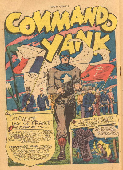 Wow Comics (Fawcett, 1940 series)  #19 (November 1943) — The White Lily of France