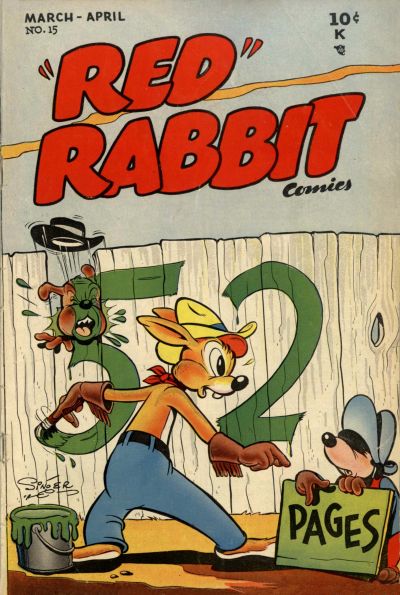 "Red" Rabbit Comics (Dearfield, 1947 series) #15 (March 1950)