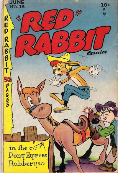 "Red" Rabbit Comics (Dearfield, 1947 series) #16 (May-June 1950)