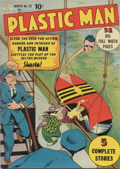 Plastic Man (Quality, 1943 series) #28 (March 1951)