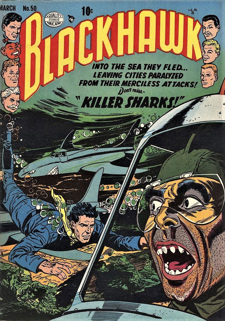 Blackhawk (Quality, 1944 series) #50 (March 1952)