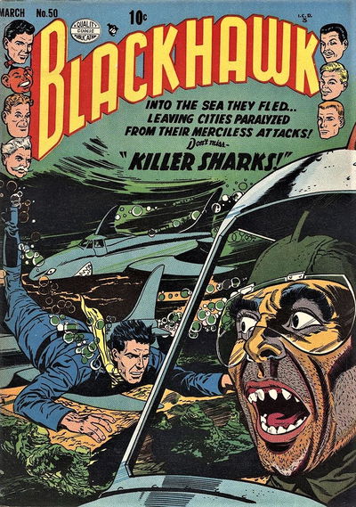 Blackhawk (Quality, 1944 series) #50 (March 1952)