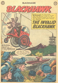 The Invalid Blackhawk (<span class="fw-500">Blackhawk</span>  #137 (June 1959)), page 1
