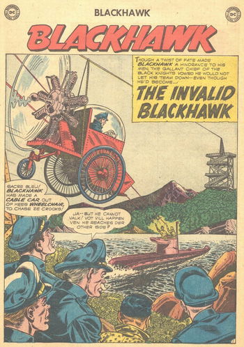 Blackhawk (DC, 1957 series) #137 — The Invalid Blackhawk (page 1)