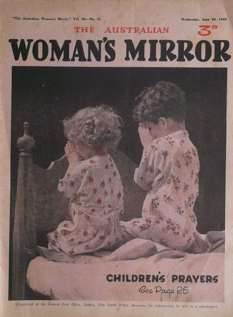 The Australian Woman's Mirror (Bulletin, 1924 series) v25#31 ([29 June 1949?])