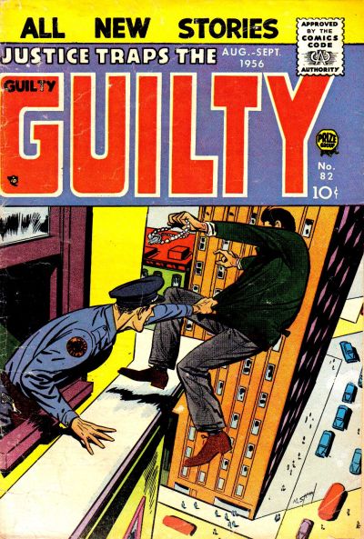 Justice Traps the Guilty (Prize, 1947 series) v9#4 (82) (August-September 1956)