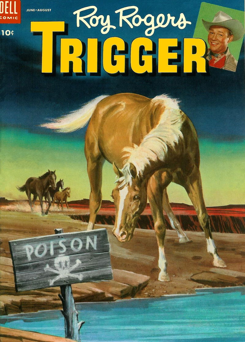 Roy Rogers' Trigger (Dell, 1951 series) #9 (June - August 1953)