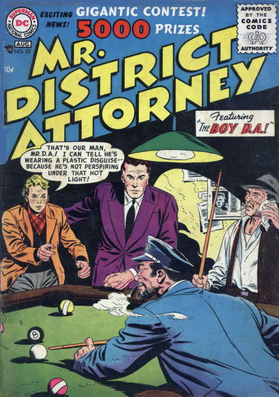Mr. District Attorney (DC, 1948 series) #52 (July-August 1956)
