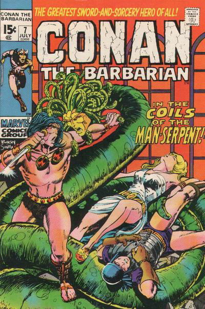 Conan the Barbarian (Marvel, 1970 series) #7 (July 1971)