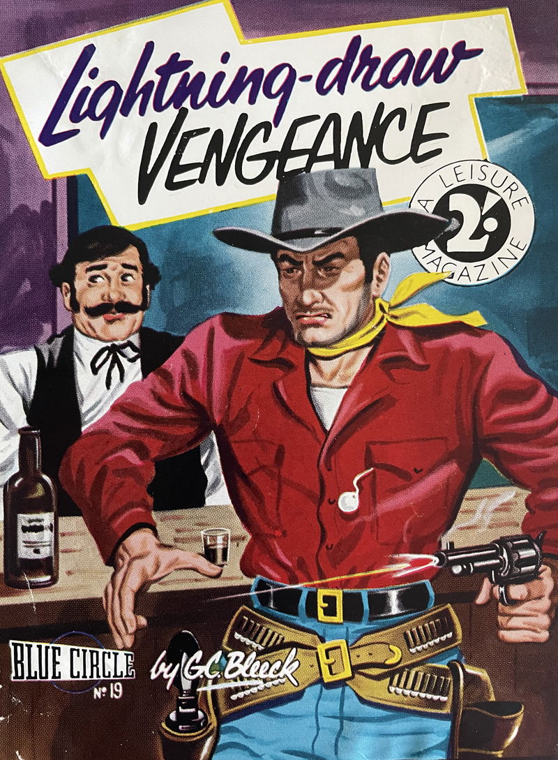 Blue Circle (Action Comics, 1950? series) #19 — Lightning-Draw Vengeance ([January 1957?])