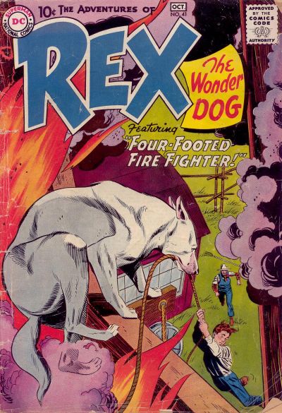 The Adventures of Rex the Wonder Dog (DC, 1952 series) #41 (September-October 1958)