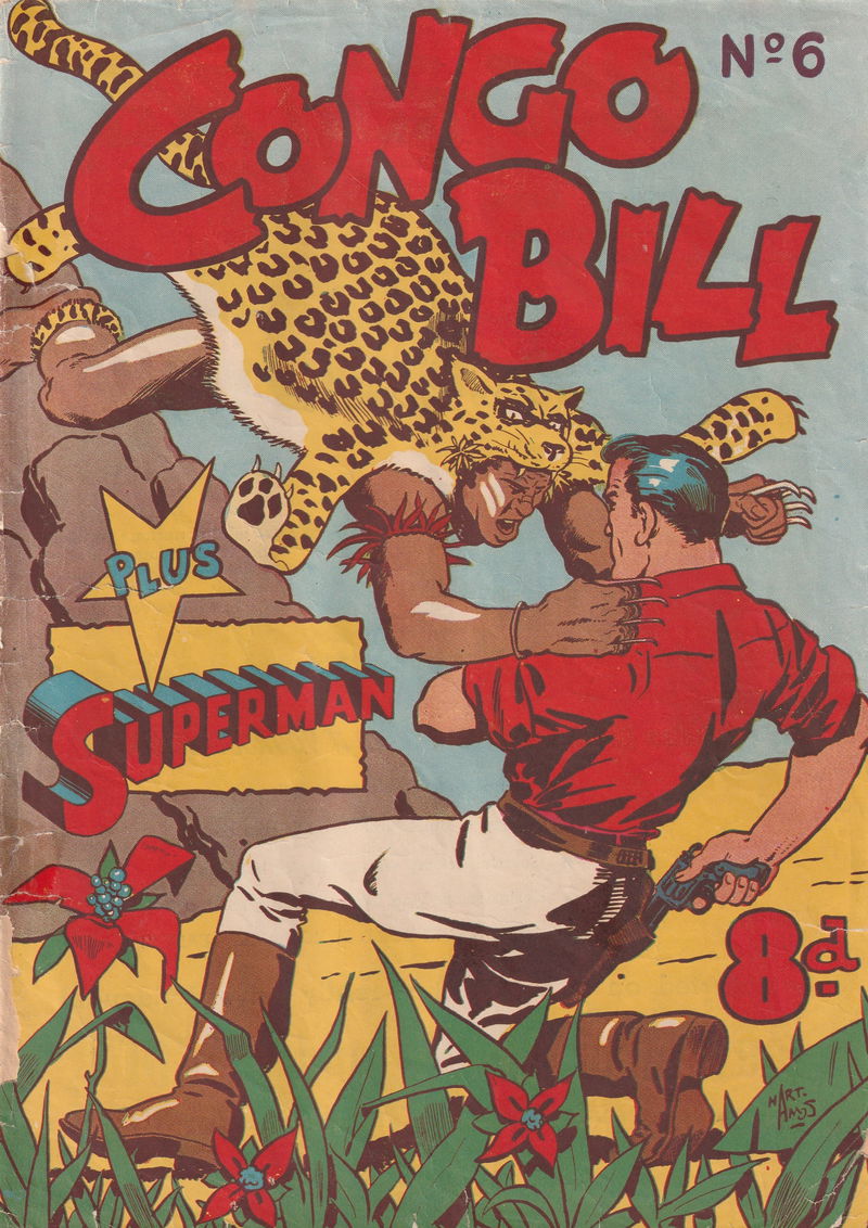 Congo Bill (Colour Comics, 1951 series) #6 ([October 1951?])