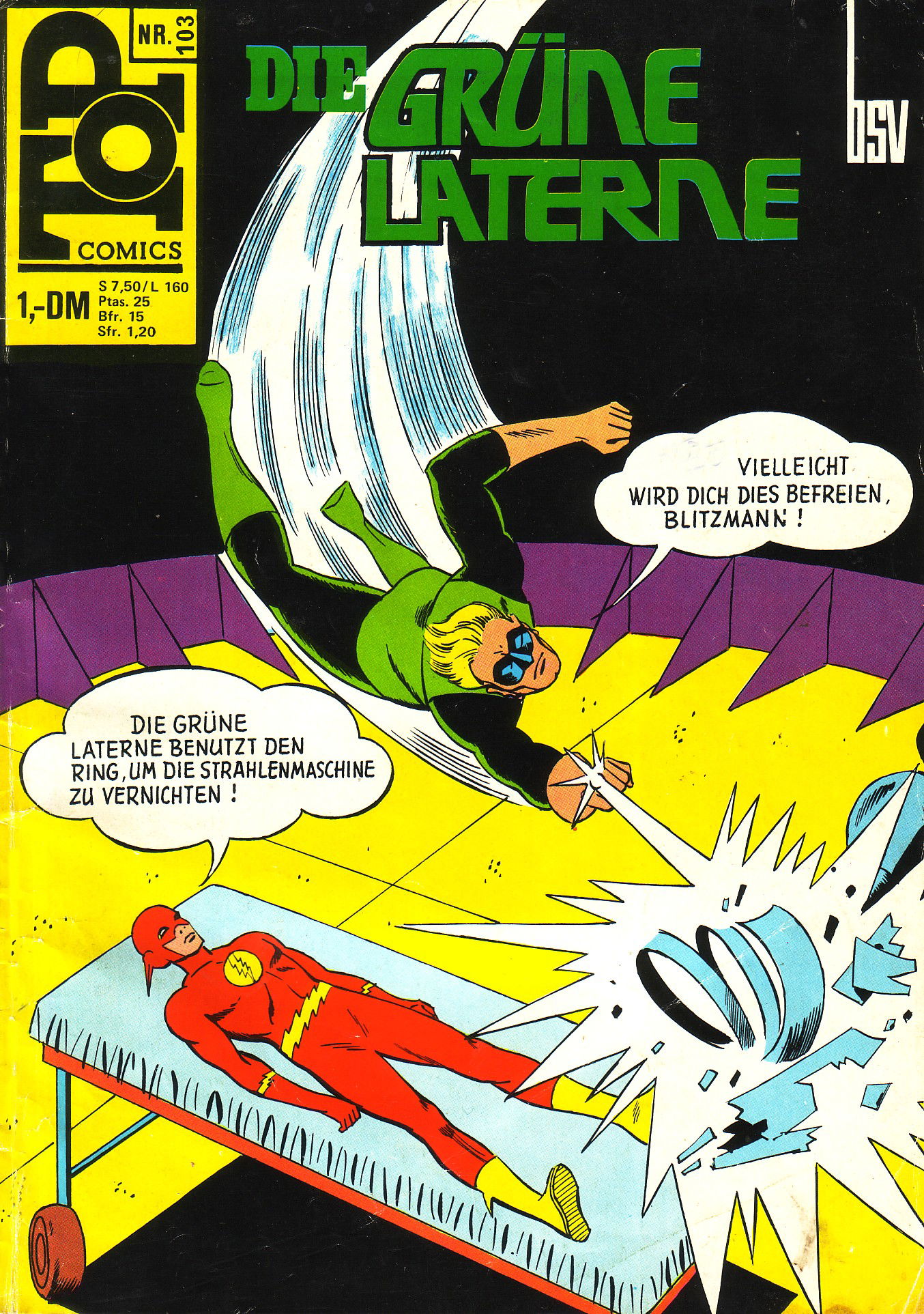 op Comics Die Grüne Laterne (BSV–Williams, 1970 series) #103 (1970)